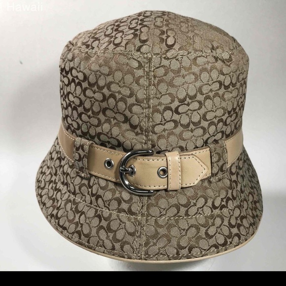 COACH Light Brown Hat main image 5